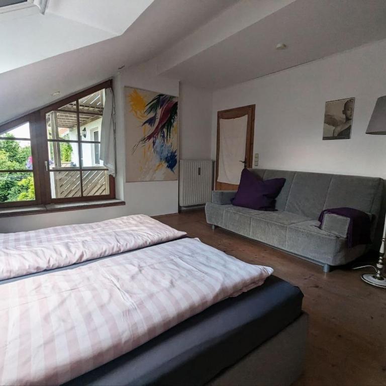 Große Ferienwohnung im Allgäu mit Bergblick, Garten & Balkon - Apartment - 34