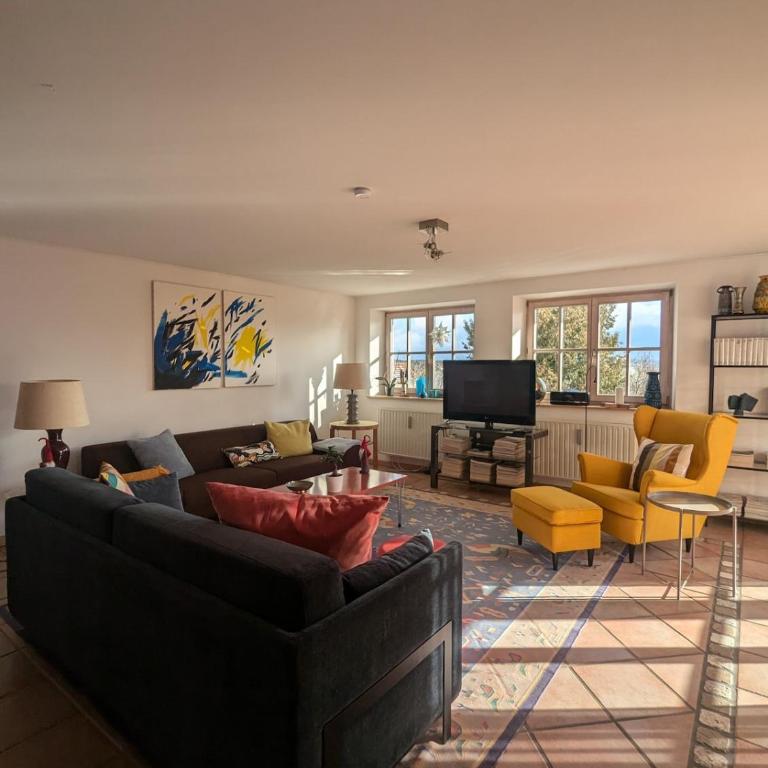 Große Ferienwohnung im Allgäu mit Bergblick, Garten & Balkon - Apartment - 38