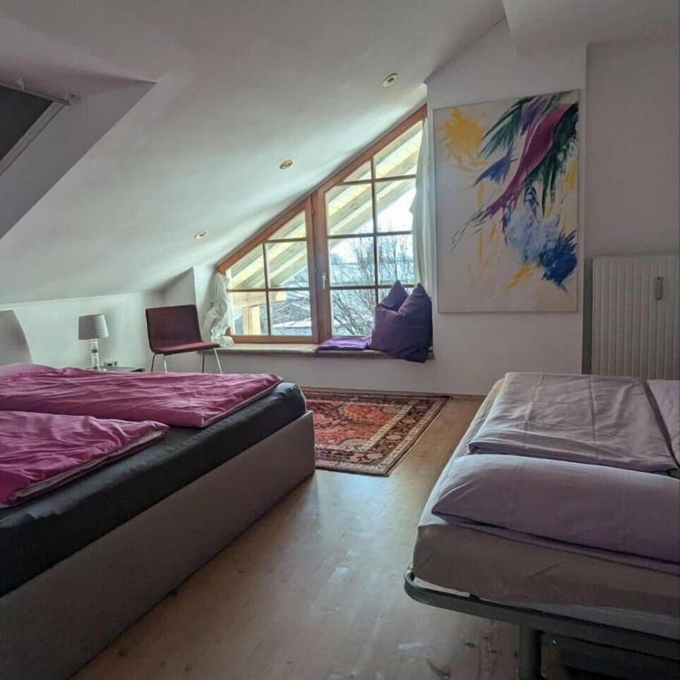 Große Ferienwohnung im Allgäu mit Bergblick, Garten & Balkon - Apartment - 44