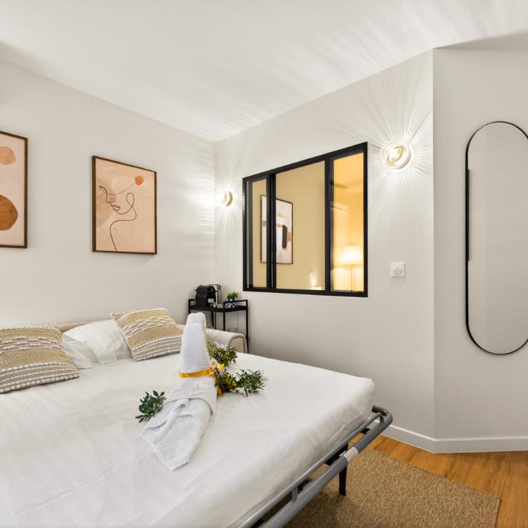 MEDICIS - Agréable 2 pièces Frontière Monaco Parking Piscine - Appartement 1 Chambre - Vue sur Piscine - 14