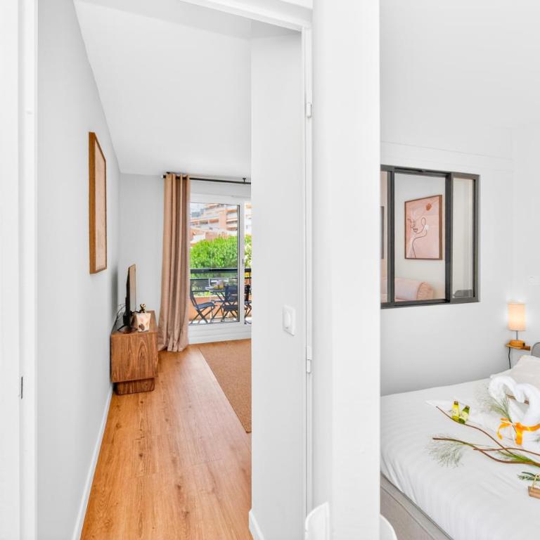 MEDICIS - Agréable 2 pièces Frontière Monaco Parking Piscine - Appartement 1 Chambre - Vue sur Piscine - 16