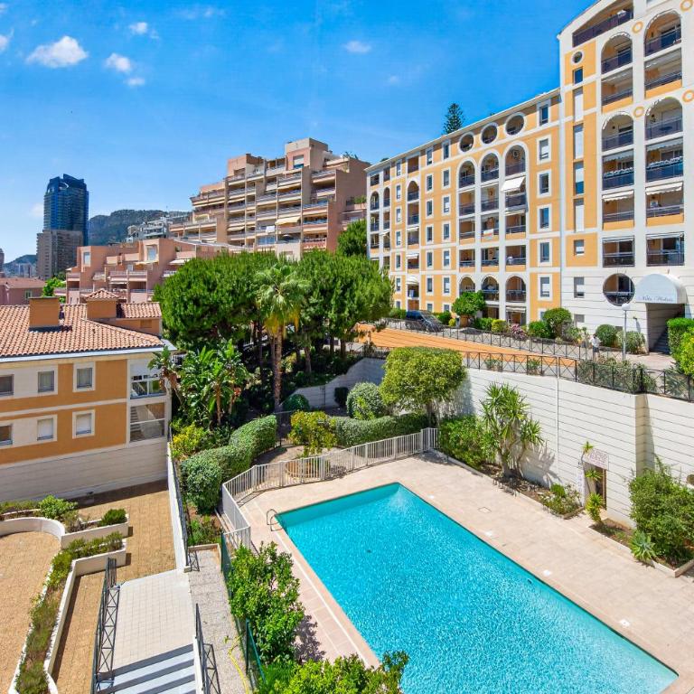 MEDICIS - Agréable 2 pièces Frontière Monaco Parking Piscine - Appartement 1 Chambre - Vue sur Piscine - 10