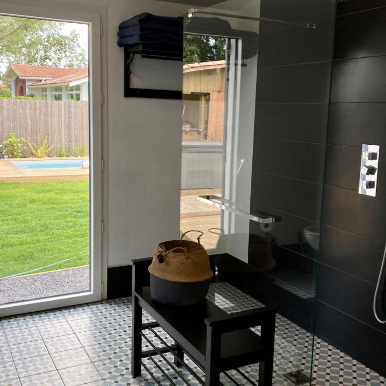 Villa classée 4 étoiles linge inclus pour 7 nuits min piscine et jacuzzi Bassin d Arcachon - Villa con piscina privada - 19