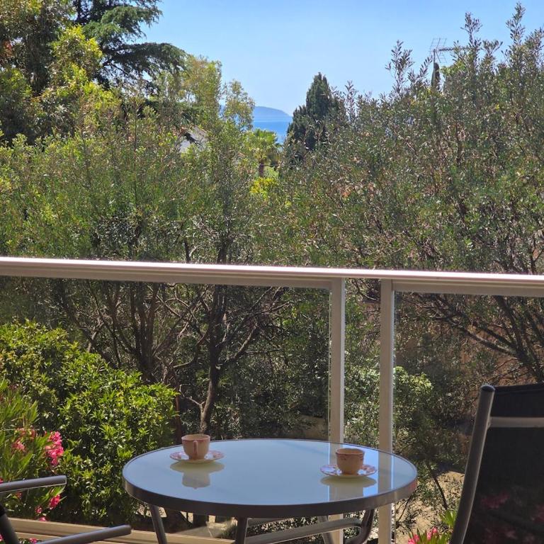 L'Instant Bleu - apartment with AC, WiFi, and parking - One-Bedroom Apartment with Garden View - 19
