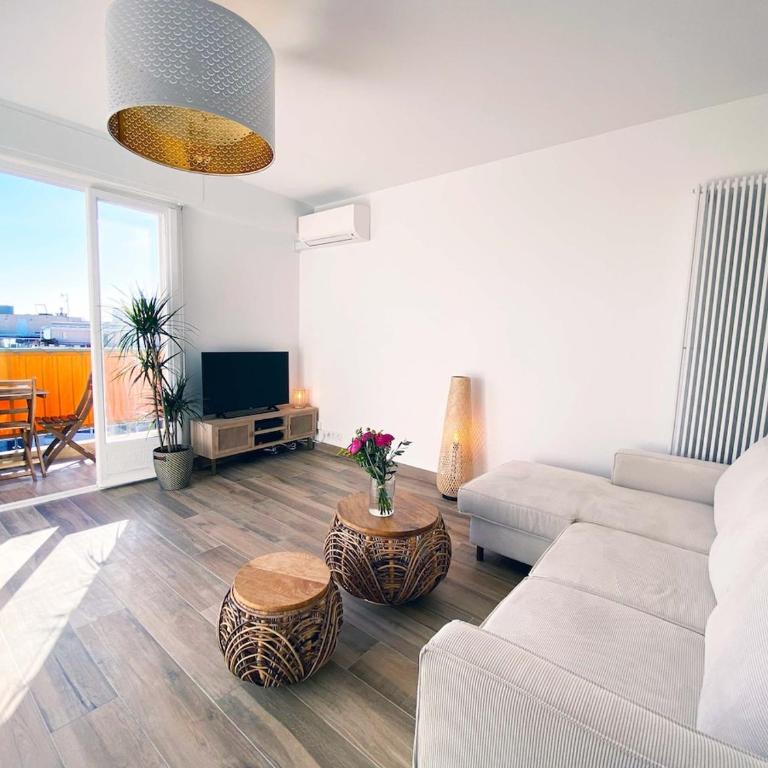 2P moderne avec terrasse et vue mer - Appartement 2 Chambres - 7