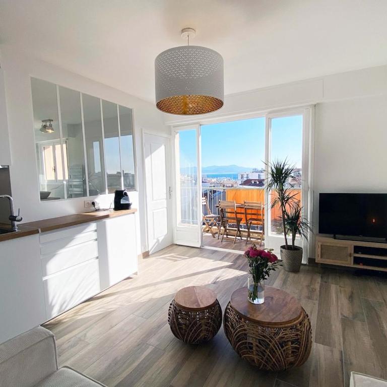 2P moderne avec terrasse et vue mer - Appartement 2 Chambres - 13