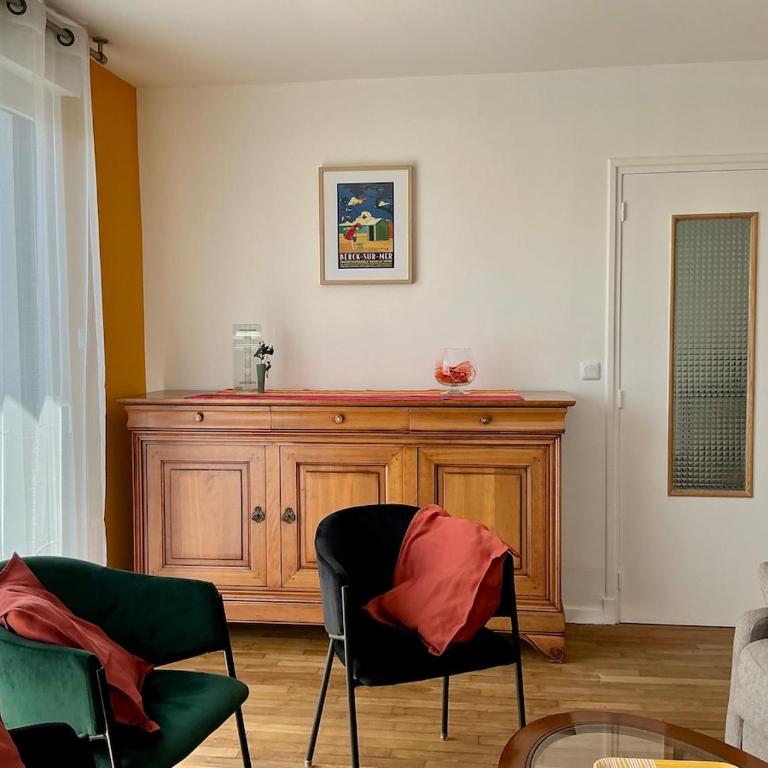 Berck Grand T3 avec terrasse à deux pas de la mer TERRASSE D OPALE - Apartment mit 2 Schlafzimmern - 4