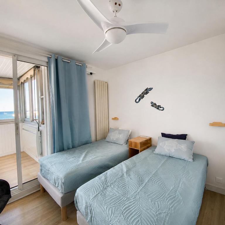Sol-y-Days le Languedoc Face à la mer, proche commerces, Wifi et Parking - Apartment mit 2 Schlafzimmern und Meerblick - 15