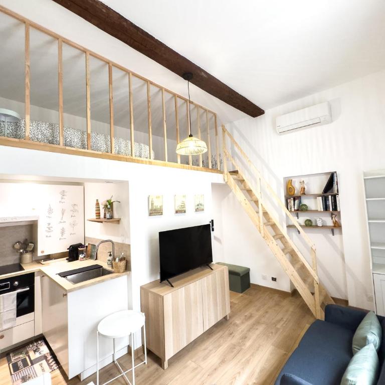 Le Studio Vernet, Intra-muros Avignon et Climatisation - Appartamento con 1 Camera da Letto - 2