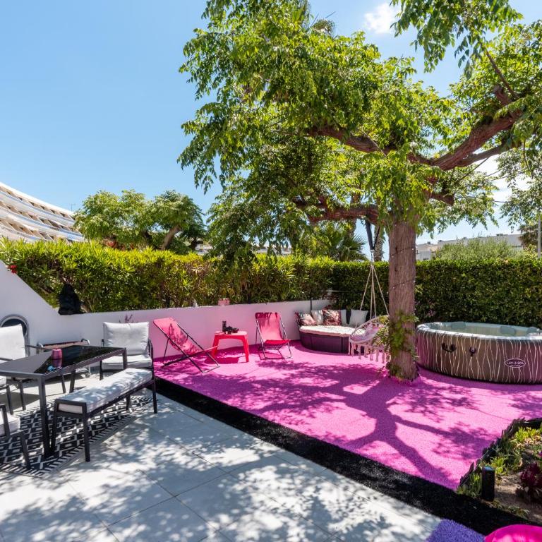 Villa L'Hyliadenna avec jardin - parking privé - au cœur du Village Naturiste, NaturaBeach Héliopolis - Plage à pied - Two-Bedroom Villa - 8