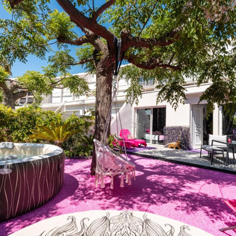 Villa L'Hyliadenna avec jardin - parking privé - au cœur du Village Naturiste, NaturaBeach Héliopolis - Plage à pied - Two-Bedroom Villa - 7