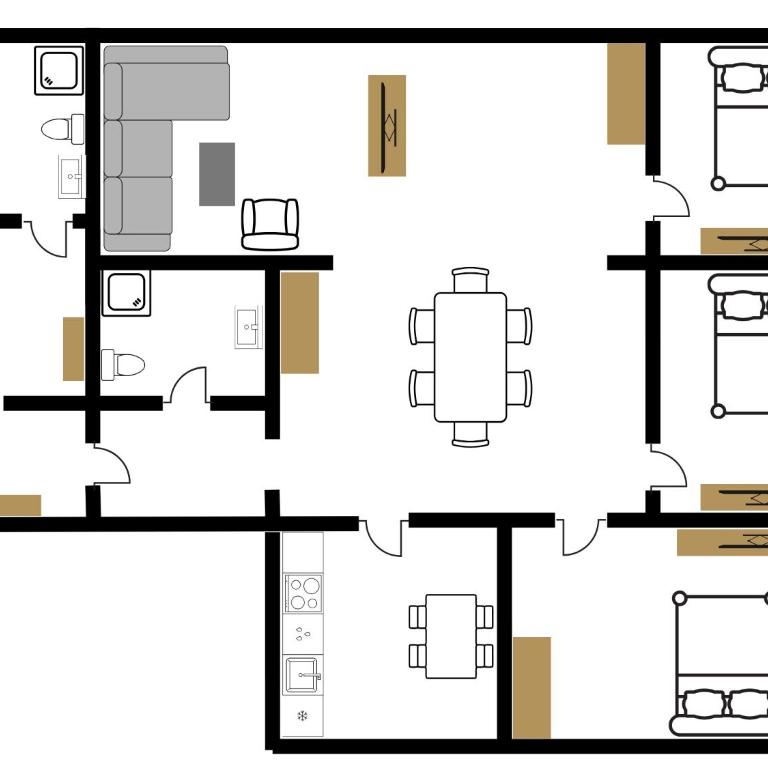 Rubihorn A19 Montana Haus - Apartment mit 3 Schlafzimmern - obere Etage - 15
