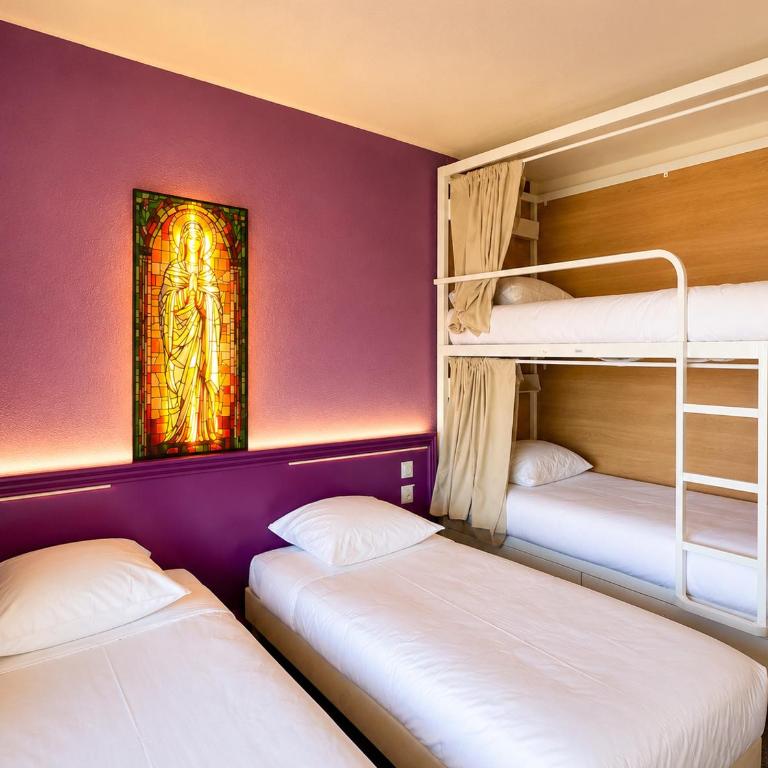 DOMUS Hostel l'Etoile - Habitación Cuádruple Económica - 1