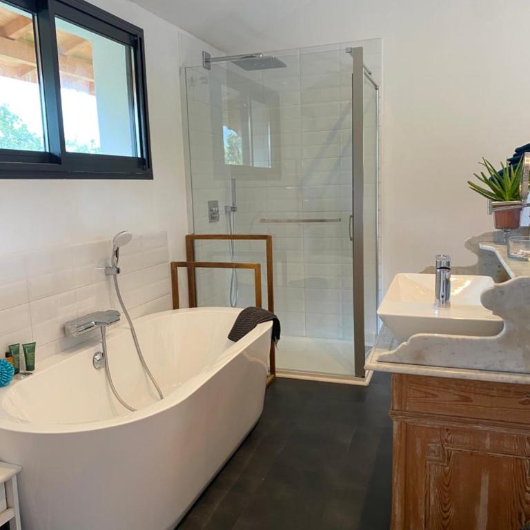 Villa classée 4 étoiles linge inclus pour 7 nuits min piscine et jacuzzi Bassin d Arcachon - Villa con piscina privada - 21