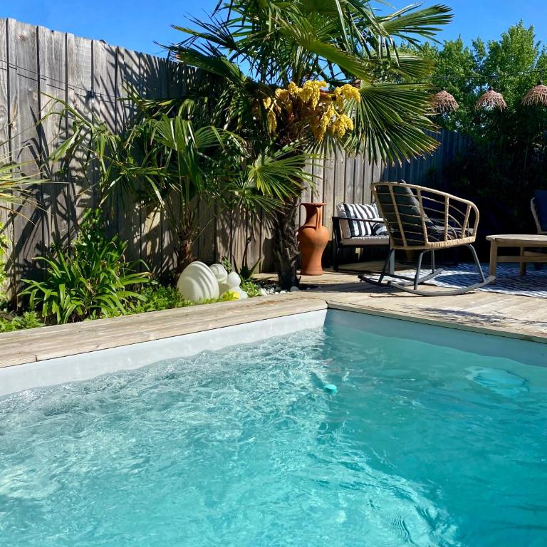 Villa classée 4 étoiles linge inclus pour 7 nuits min piscine et jacuzzi Bassin d Arcachon - Villa con piscina privada - 6