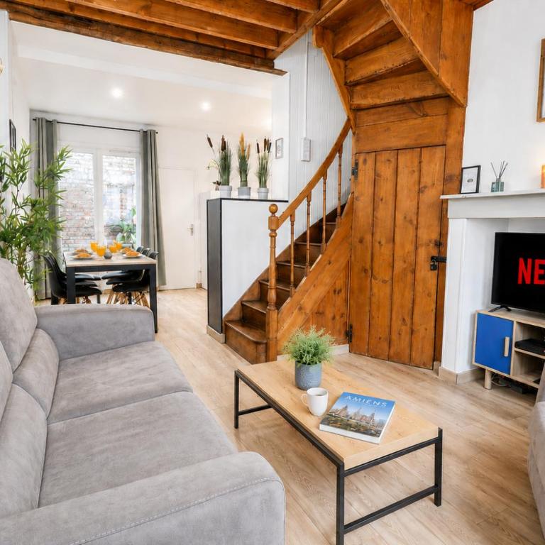 Le Triplex Confort I Parking gratuit I Centre Amiens - Haus mit 2 Schlafzimmern - 3