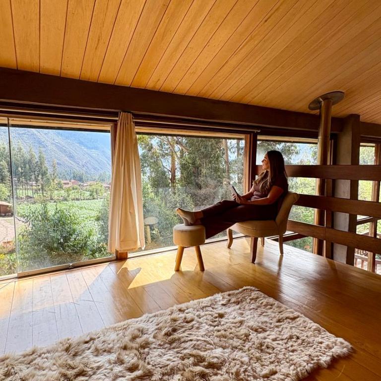 Glass House en el Valle Sagrado, Cusco - Vista panorámica - One-Bedroom Villa - 17