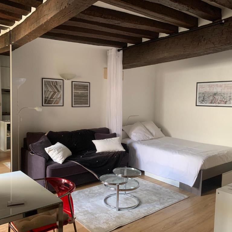 grand studio au coeur de Paris refait à neuf - Apartment mit 1 Schlafzimmer - 9