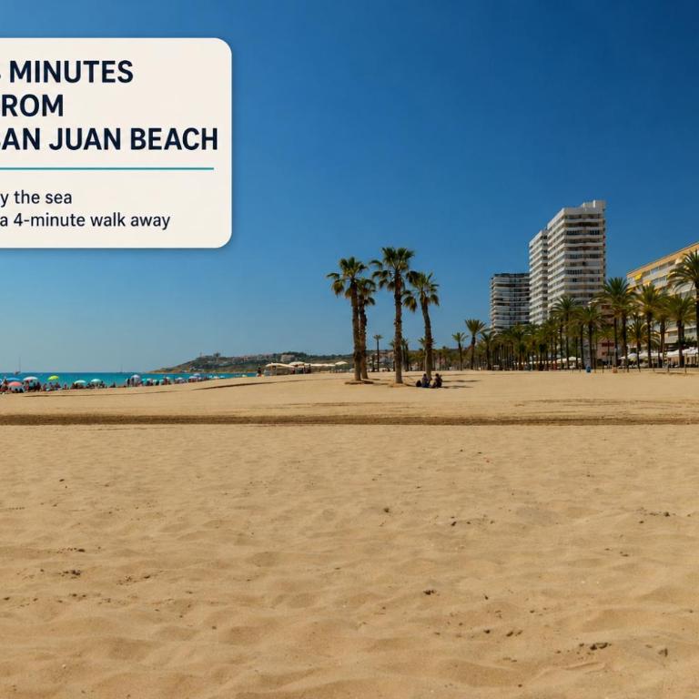 Playa San Juan a 4 Minutos, Parking Gratis, Cerca de Alicante ciudad - Appartement 2 Chambres - 1
