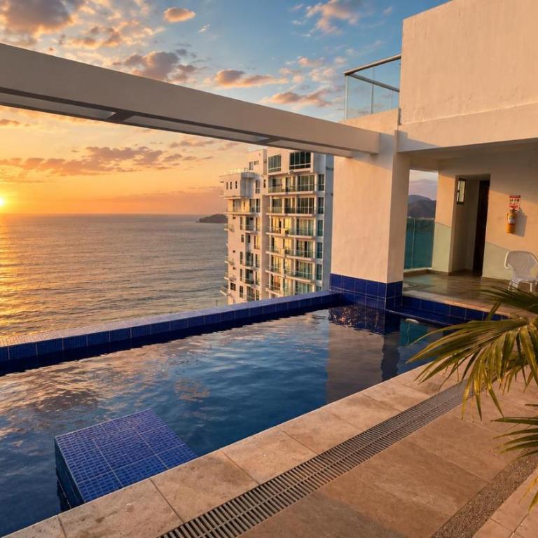 Apartamento rodadero sur - Two-Bedroom Apartment with Sea View - 5