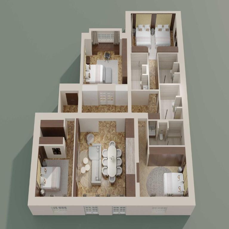 Luxury A C Apt - 10P 4BDR - Arc de Triomphe - Appartement 3 Chambres - 40