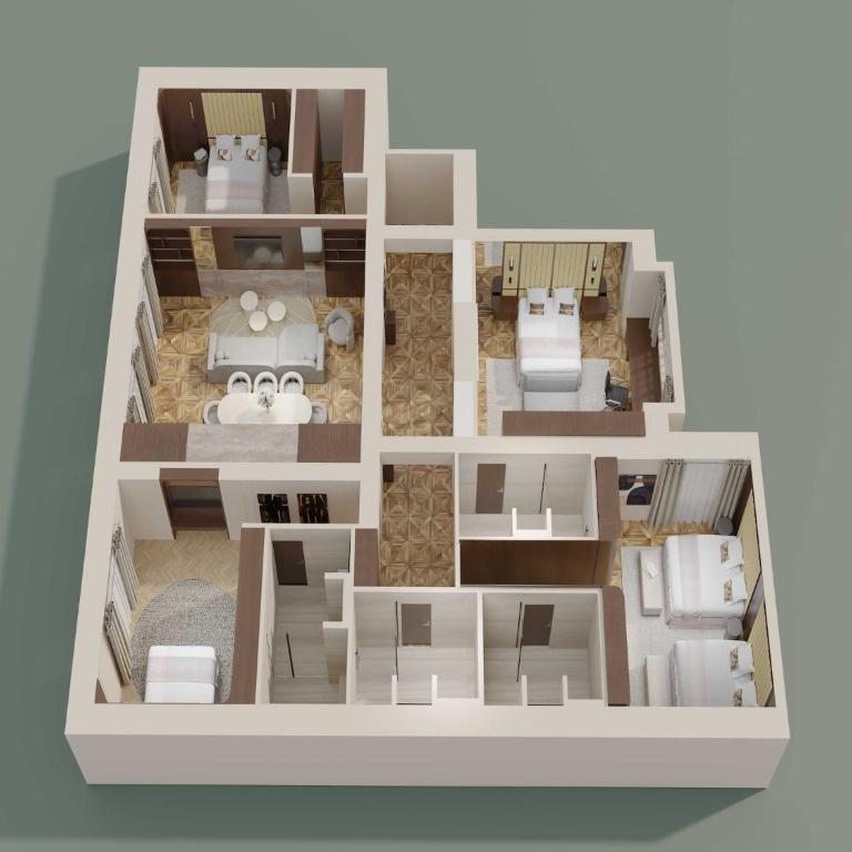 Luxury A C Apt - 10P 4BDR - Arc de Triomphe - Appartement 3 Chambres - 41