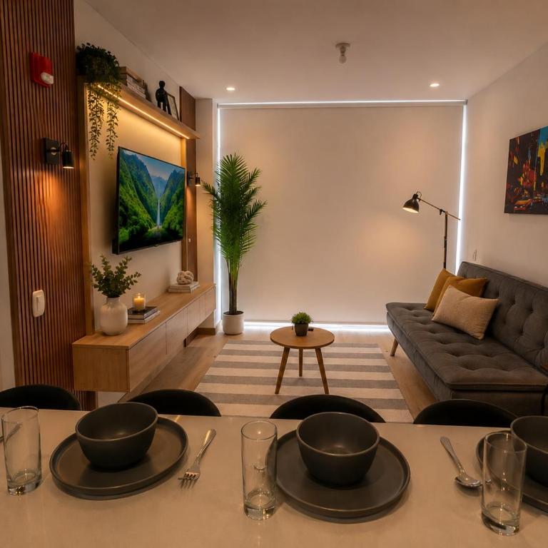 Moderno depa con piscina y gym cerca a Larcomar - Two-Bedroom Apartment - 11