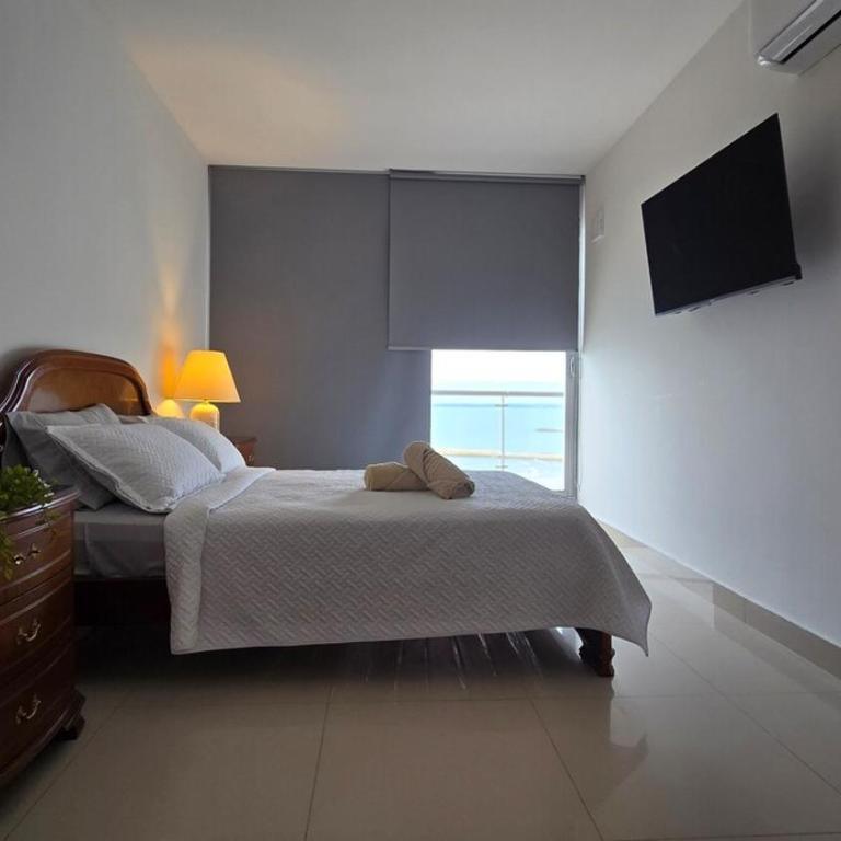 Horizonte Caribe - Beachfront Apt en Marbella - Two-Bedroom Apartment with Sea View - 58