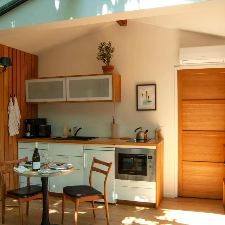 Le mazet des amants, cabane en bois avec jacuzzi privatif - Villa 1 Chambre - 17
