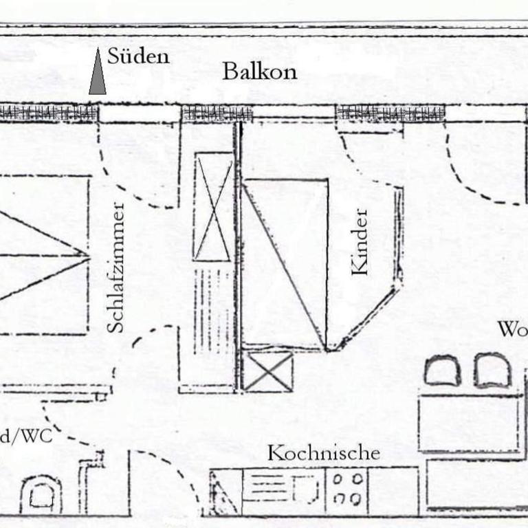 Ferienwohnungen Zwerger - Apartment mit 2 Schlafzimmern und Balkon - 1