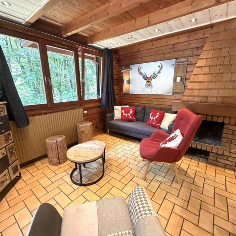 LE RENNE Chalet en bois au calme avec SPA Jacuzzi - Chalet con 3 Camere da Letto - 5