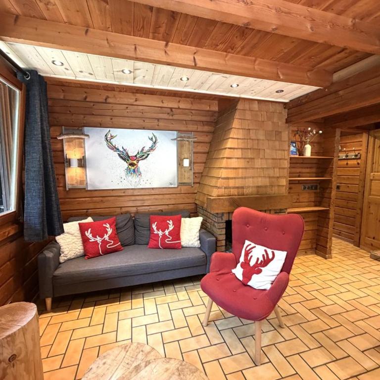 LE RENNE Chalet en bois au calme avec SPA Jacuzzi - Chalet con 3 Camere da Letto - 6