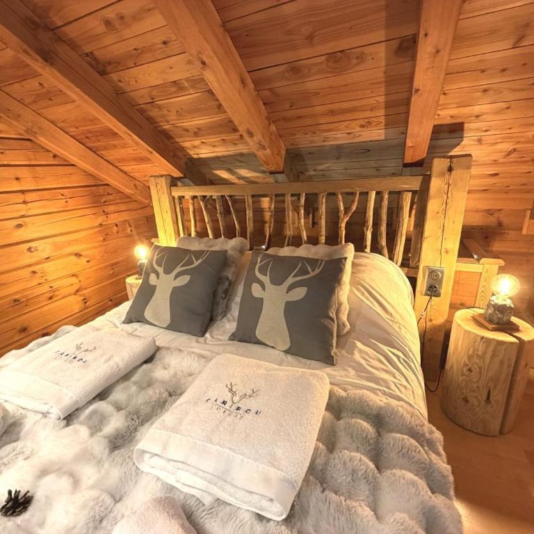 LE RENNE Chalet en bois au calme avec SPA Jacuzzi - Chalet con 3 Camere da Letto - 3
