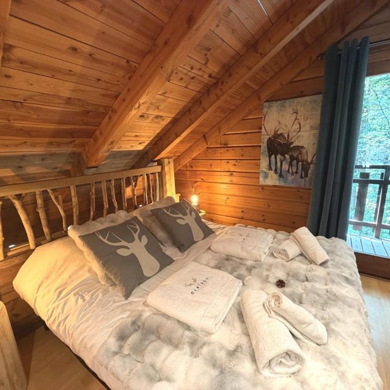 LE RENNE Chalet en bois au calme avec SPA Jacuzzi - Chalet con 3 Camere da Letto - 11