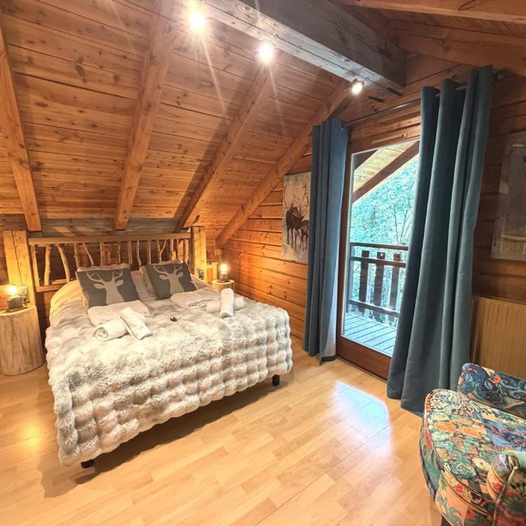 LE RENNE Chalet en bois au calme avec SPA Jacuzzi - Chalet con 3 Camere da Letto - 24