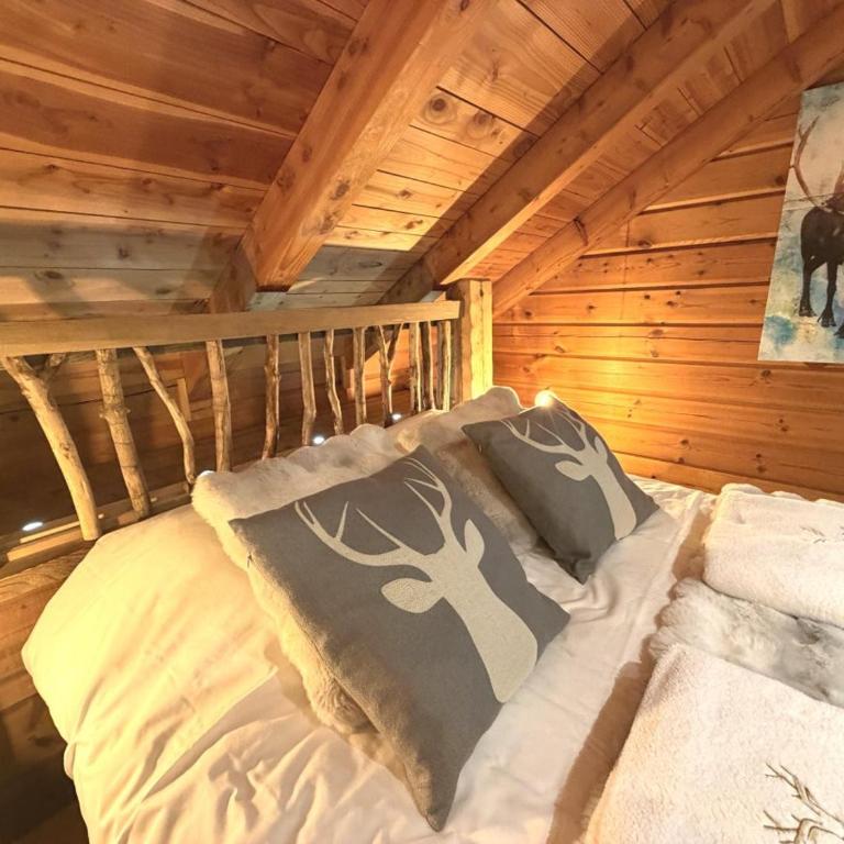 LE RENNE Chalet en bois au calme avec SPA Jacuzzi - Chalet con 3 Camere da Letto - 22