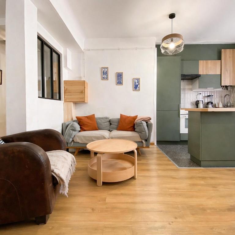 La Papesse - T3, terrasse, Centre-ville, quartier Méditerranée - Two-Bedroom Apartment - 12