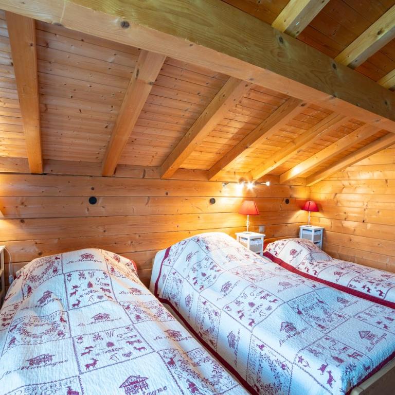 Morillon village Chalet 10 pers 4 ch vue montagne proche centre village et télécabine accessible en 5 minutes via skibus gratuit - Chalet - 18
