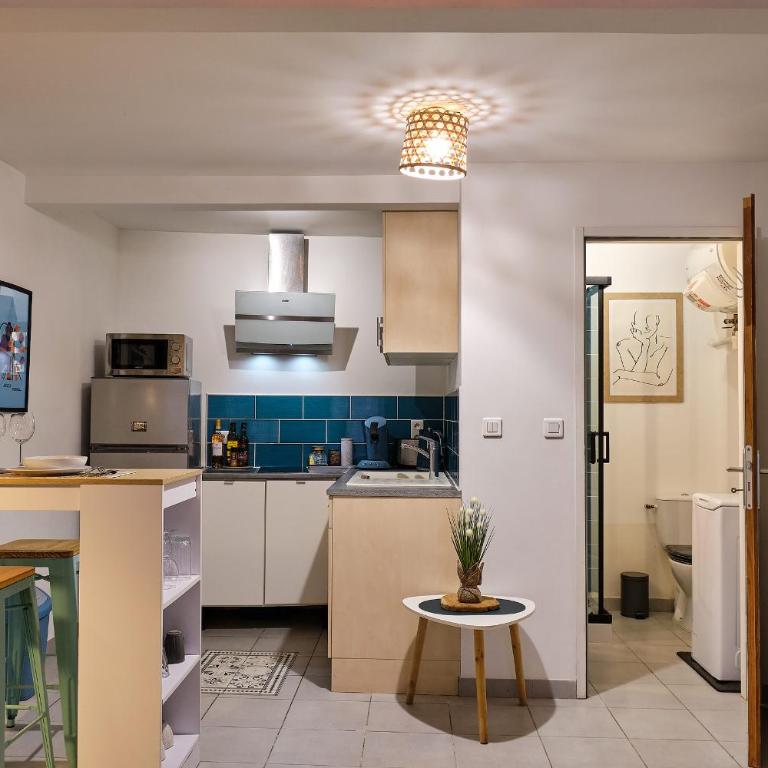 Studio Sérénité-La Roquette-Rue très calme - Studio - 4