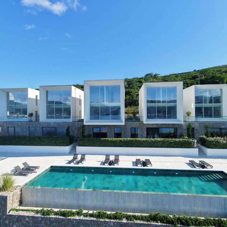 The Cube Luxury Experience, Boka Bay View, Tivat Kotor Bay, Duplex Pool & Terrace - Superior Villa - 1