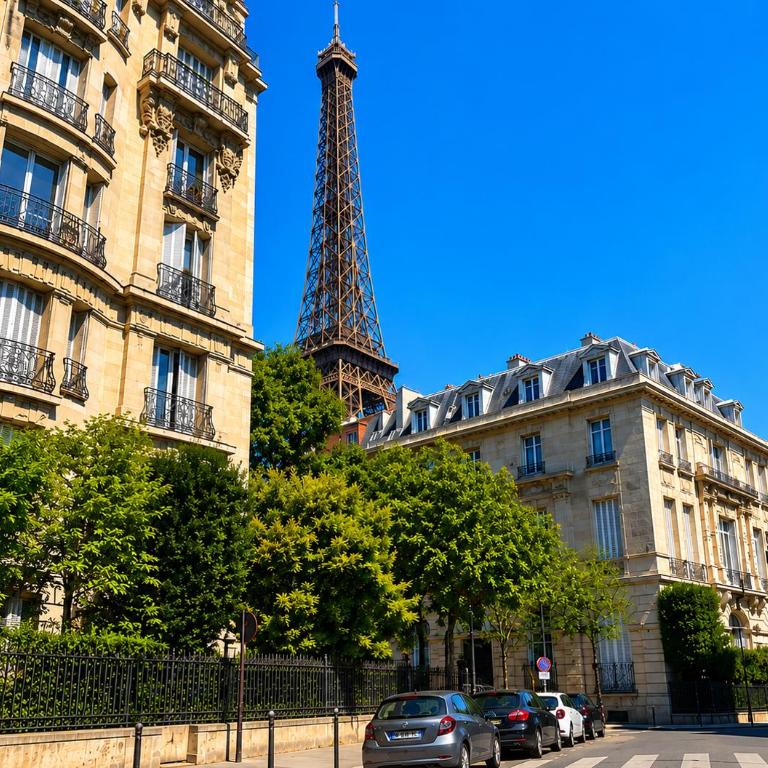 Eiffel Tower spacious 2-bedroom, 2-bathroom quiet apartment, elegant and peaceful - Appartement 2 Chambres Deluxe avec Balcon - 35