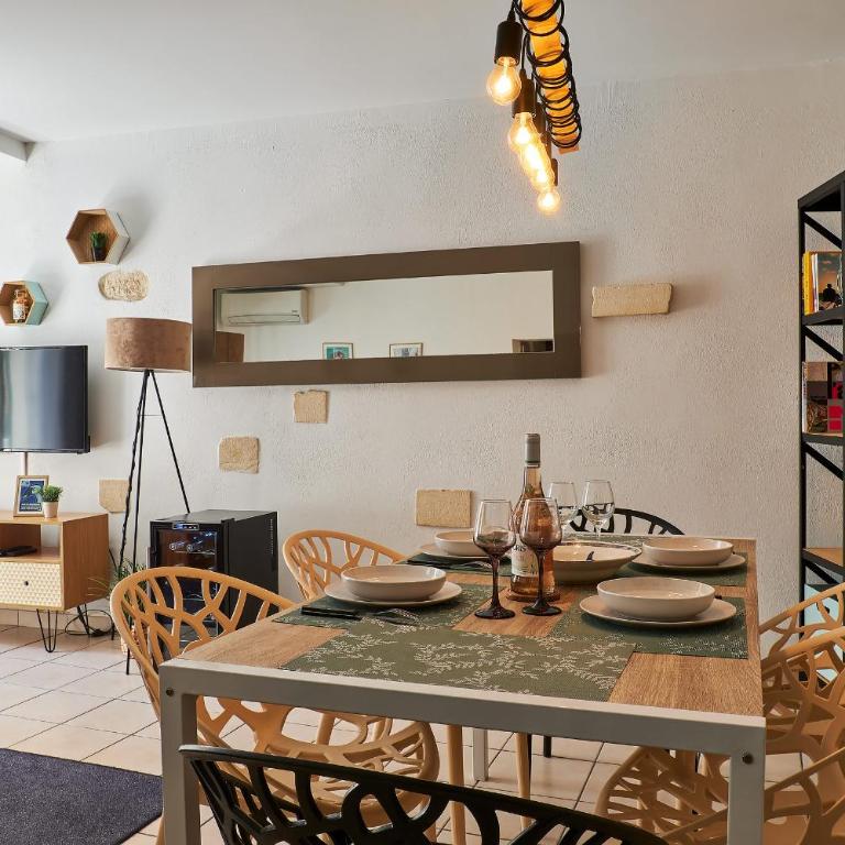 Duplex Liberté-Grande Terrasse-Clim-Quartier Roquette - Appartement 2 Chambres - 10