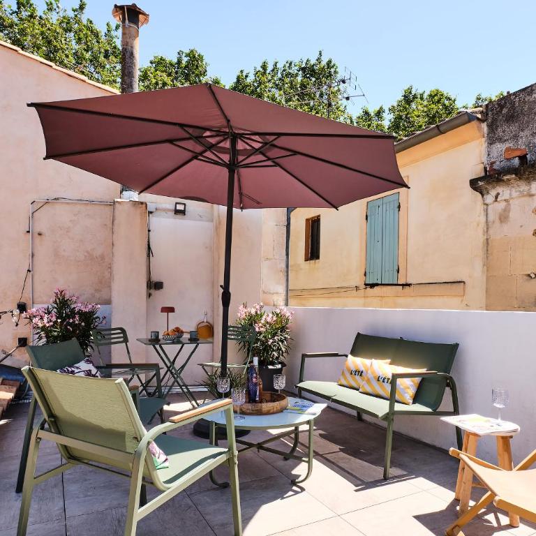 Duplex Liberté-Grande Terrasse-Clim-Quartier Roquette - Appartement 2 Chambres - 2