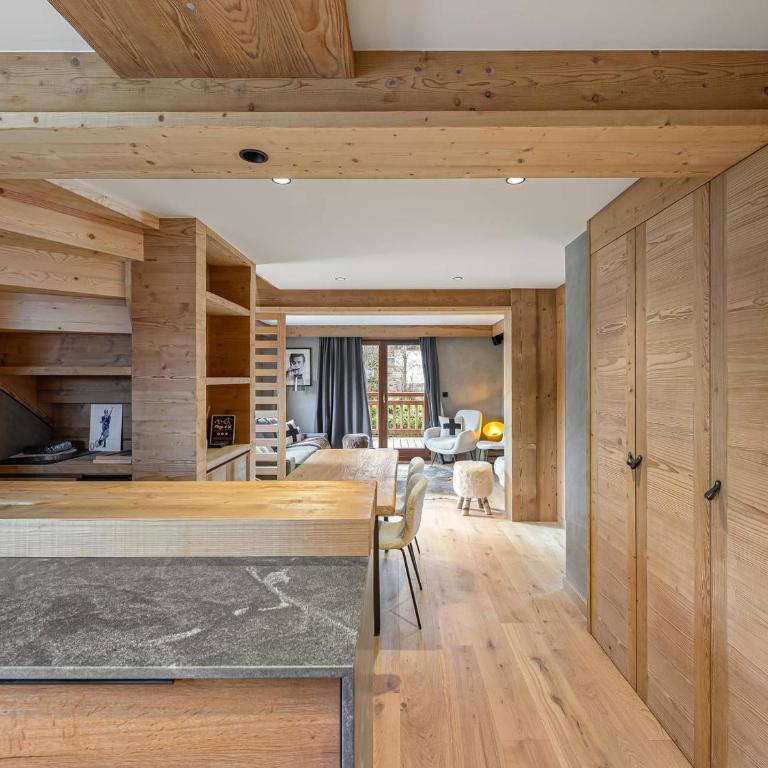 Duplex lumineux à Megève, proche télécabine du Jaillet, 2 chambres en suite, parking, casier à ski - FR-1-569-77 - Appartement - 8