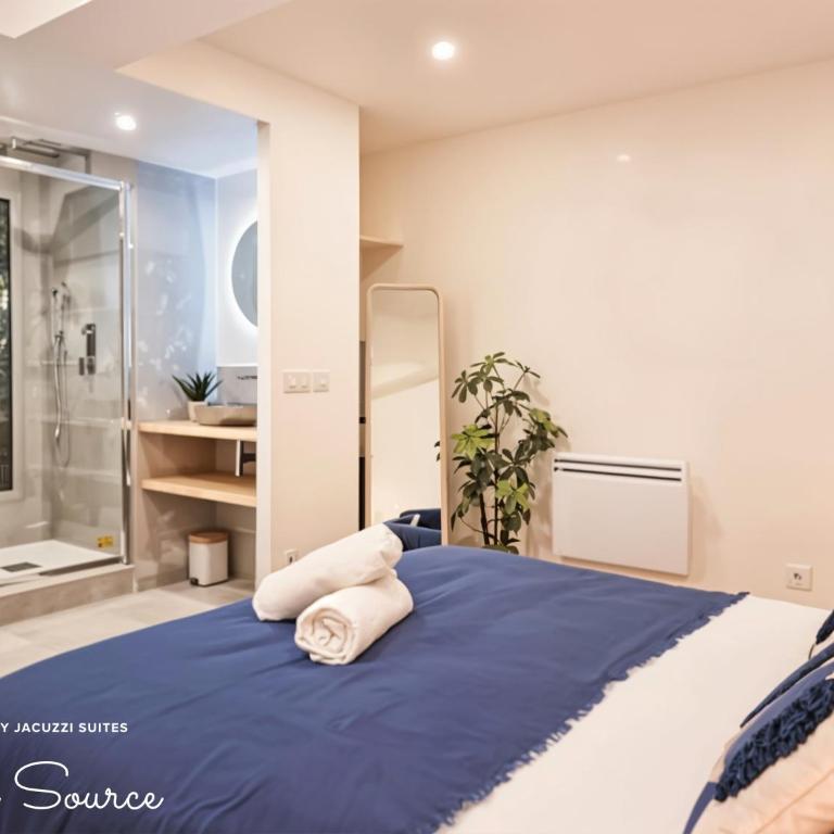 Suites avec Jacuzzi Privé & Terrasse - Vieille Ville d'Annecy - Appartement 1 Chambre avec Baignoire Spa - 7