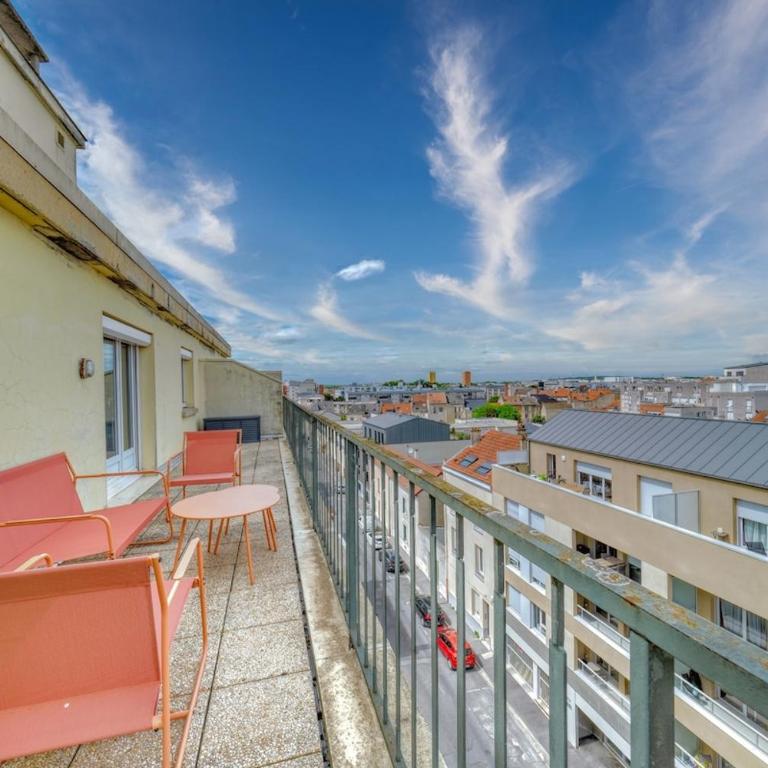 Le petit Vaillant - Rooftop - Apartment mit 1 Schlafzimmer - 28
