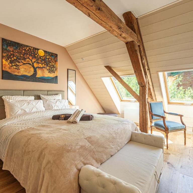 Le Moulin de mes garçons - Chambre Double Deluxe avec Baignoire - 4
