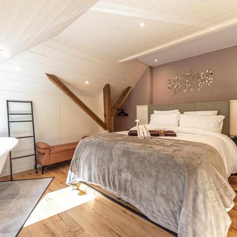 Le Moulin de mes garçons - Chambre Double Deluxe avec Baignoire - 4