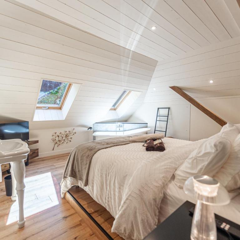 Le Moulin de mes garçons - Chambre Double Deluxe avec Baignoire - 5