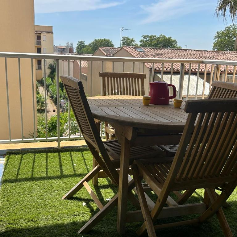 JEAN BART II Joli T2 cabine proche plage Richelieu Cap d'Agde - Apartment mit 2 Schlafzimmern und Balkon - 2